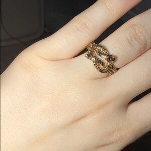 Hot Topic Gold Slytherin Ring BRAND NEW